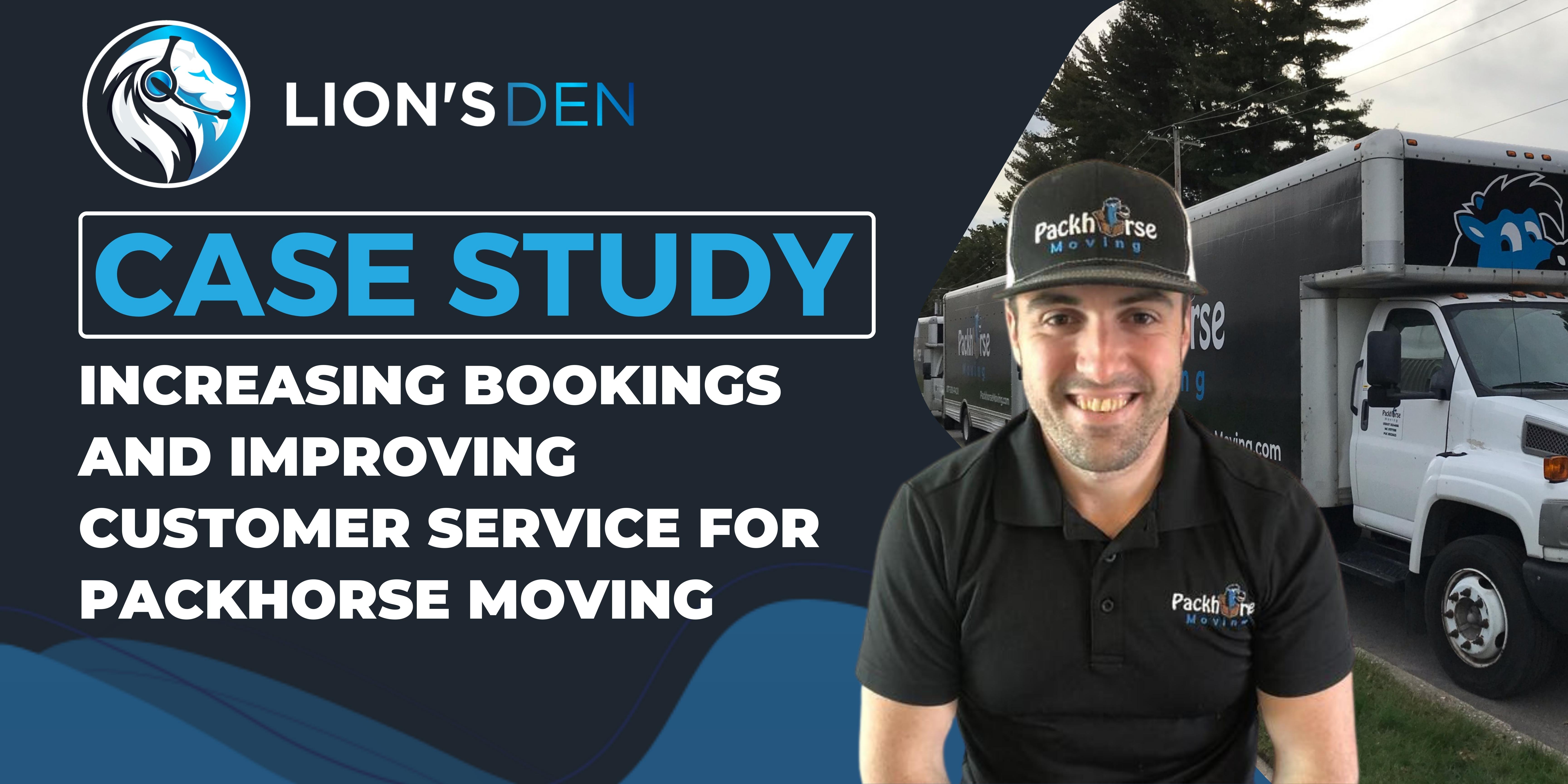 Lion's Den Booking Service: Increasing Bookings and Improving Customer Service for Packhorse Moving